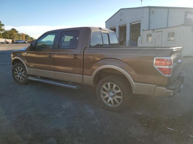 1FTFW1CT9CKD41569 - 2012 FORD F150 SUPERCREW BROWN photo 2