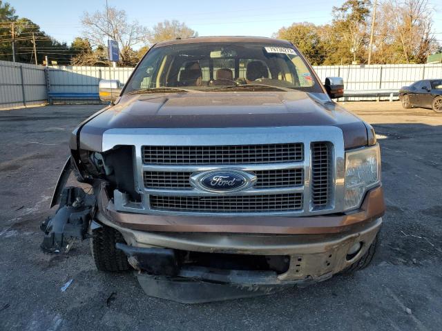 1FTFW1CT9CKD41569 - 2012 FORD F150 SUPERCREW BROWN photo 5