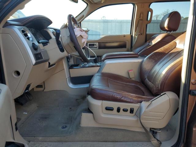 1FTFW1CT9CKD41569 - 2012 FORD F150 SUPERCREW BROWN photo 7