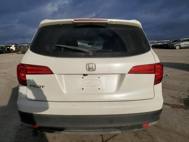 5FNYF5H51JB009484 - 2018 HONDA PILOT EXL WHITE photo 6