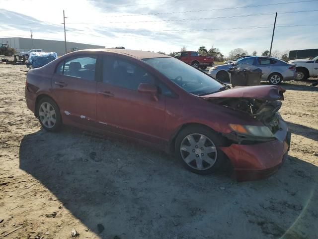 1HGFA16588L013347 - 2008 HONDA CIVIC LX MAROON photo 4