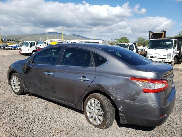 3N1AB7AP8FY272056 - 2015 NISSAN SENTRA S GRAY photo 2