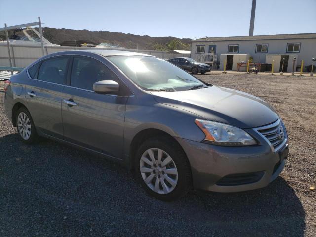 3N1AB7AP8FY272056 - 2015 NISSAN SENTRA S GRAY photo 4