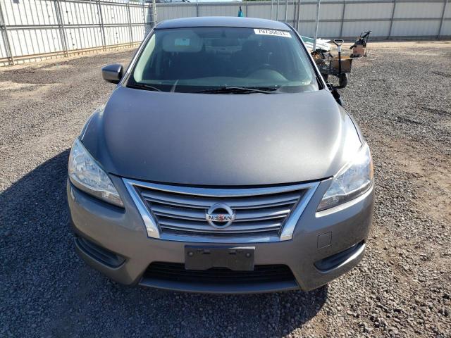 3N1AB7AP8FY272056 - 2015 NISSAN SENTRA S GRAY photo 5