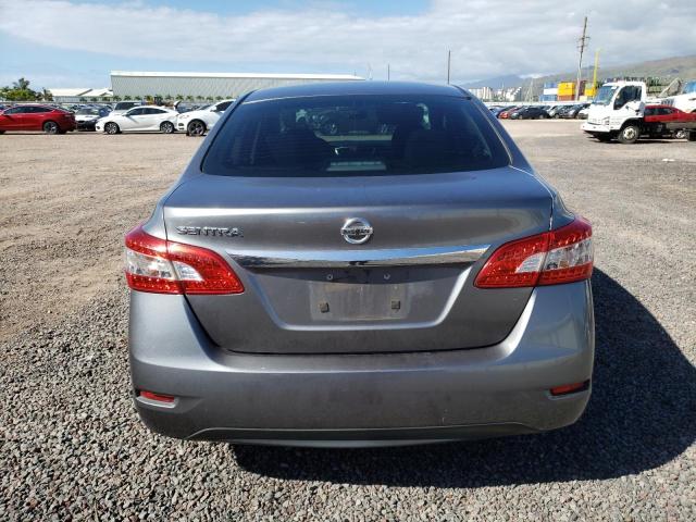 3N1AB7AP8FY272056 - 2015 NISSAN SENTRA S GRAY photo 6