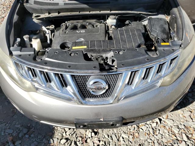 JN8AZ18W29W138985 - 2009 NISSAN MURANO S TAN photo 12