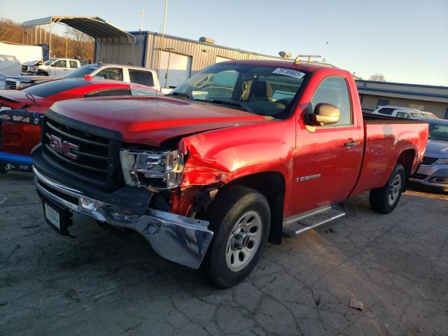 1GTEC14X29Z224583 - 2009 GMC SIERRA C1500 RED photo 1