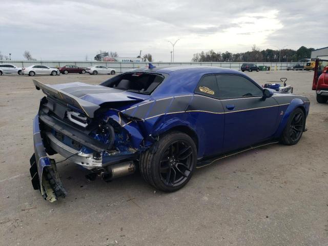 2C3CDZFJ6MH571228 - 2021 DODGE CHALLENGER R/T SCAT PACK BLUE photo 3