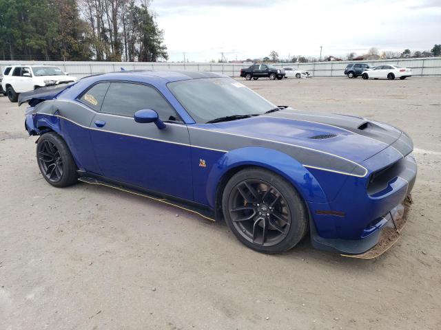 2C3CDZFJ6MH571228 - 2021 DODGE CHALLENGER R/T SCAT PACK BLUE photo 4