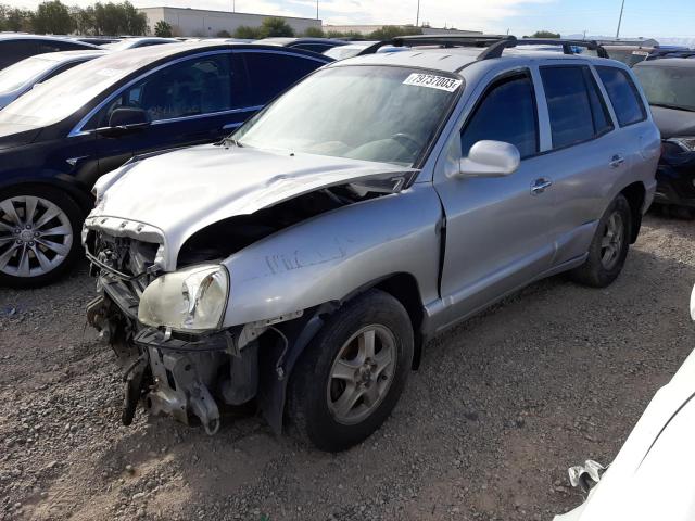 KM8SC13D32U308596 - 2002 HYUNDAI SANTA FE GLS SILVER photo 1