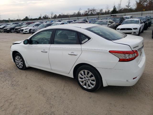 3N1AB7AP5FY283354 - 2015 NISSAN SENTRA S WHITE photo 2