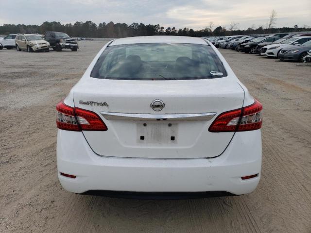 3N1AB7AP5FY283354 - 2015 NISSAN SENTRA S WHITE photo 6