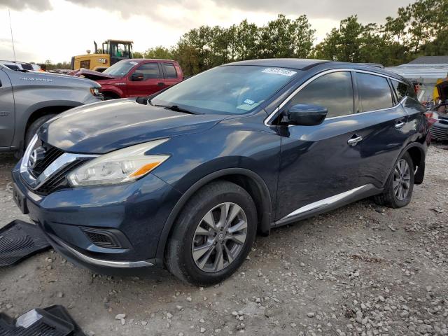 5N1AZ2MG9GN152655 - 2016 NISSAN MURANO S BLUE photo 1