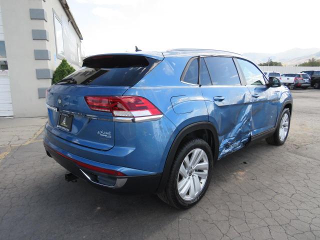 1V26C2CA0LC204168 - 2020 VOLKSWAGEN ATLAS CROS SE BLUE photo 4