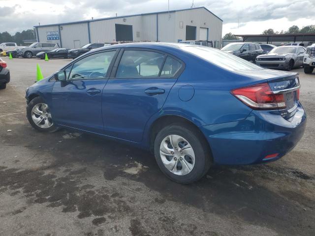 19XFB2F58EE074011 - 2014 HONDA CIVIC LX BLUE photo 2