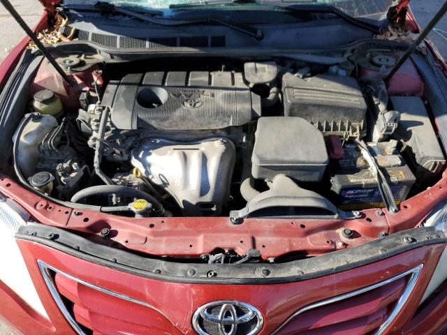 4T1BF3EK5BU719335 - 2011 TOYOTA CAMRY BASE RED photo 11