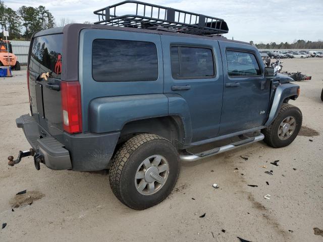 5GTDN136268289877 - 2006 HUMMER H3 BLUE photo 3