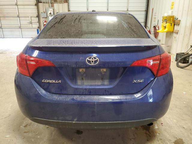 5YFBURHE2JP763467 - 2018 TOYOTA COROLLA L BLUE photo 6