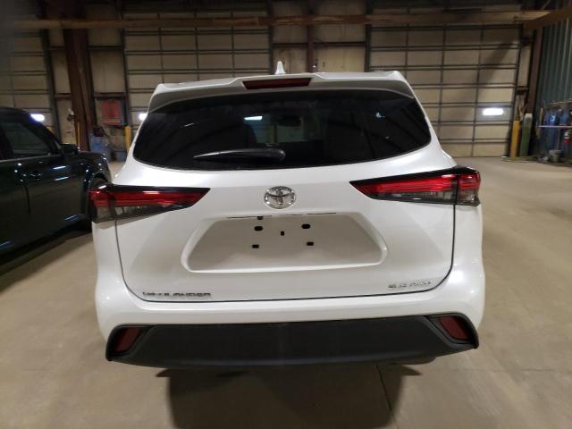 5TDGZRBH6NS595078 - 2022 TOYOTA HIGHLANDER XLE WHITE photo 6