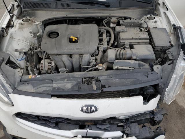 3KPF24AD0KE077488 - 2019 KIA FORTE FE WHITE photo 11