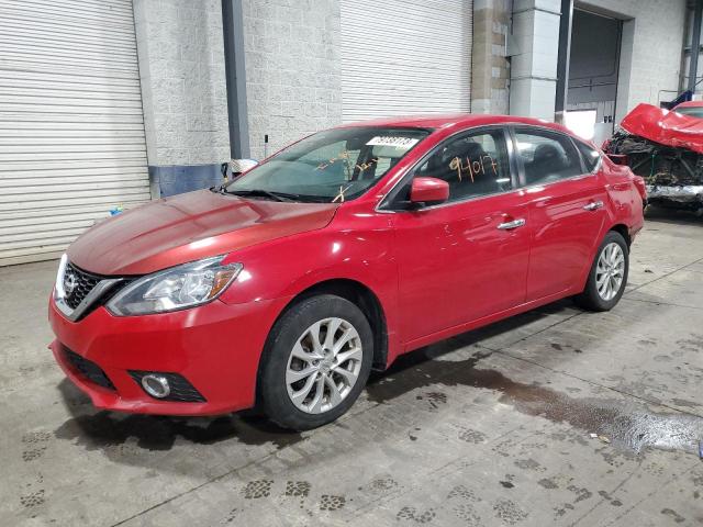 3N1AB7APXJL617058 - 2018 NISSAN SENTRA S RED photo 1