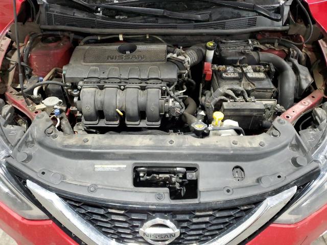 3N1AB7APXJL617058 - 2018 NISSAN SENTRA S RED photo 11