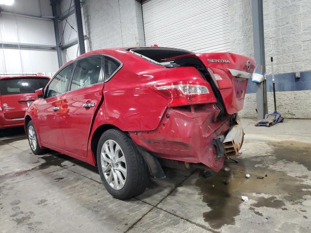 3N1AB7APXJL617058 - 2018 NISSAN SENTRA S RED photo 2