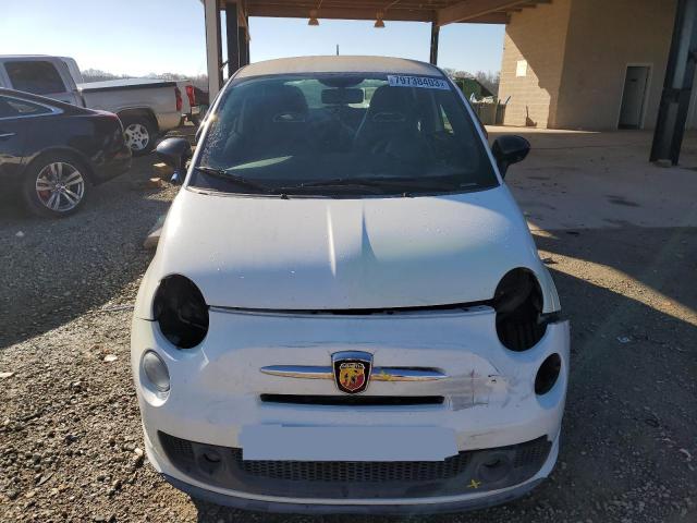 3C3CFFFH0CT351949 - 2012 FIAT 500 ABARTH WHITE photo 5