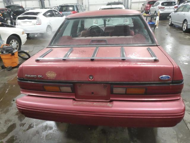 1FAPP36X6RK139573 - 1994 FORD TEMPO GL MAROON photo 6