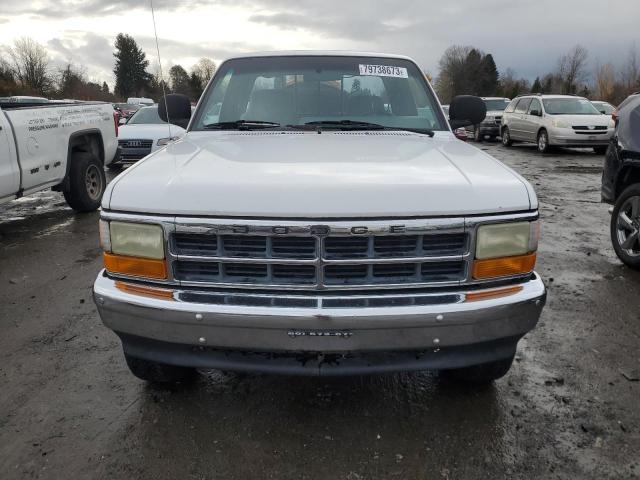 1B7GG23Y3SS172389 - 1995 DODGE DAKOTA WHITE photo 5