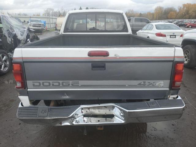 1B7GG23Y3SS172389 - 1995 DODGE DAKOTA WHITE photo 6