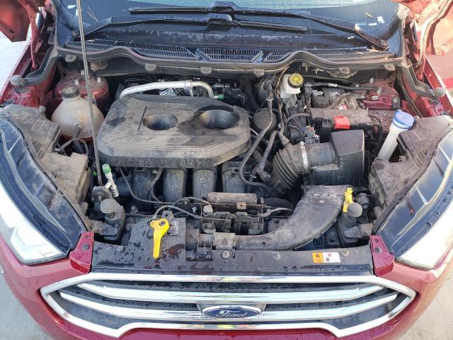 MAJ6P1WL3JC169108 - 2018 FORD ECOSPORT TITANIUM RED photo 12