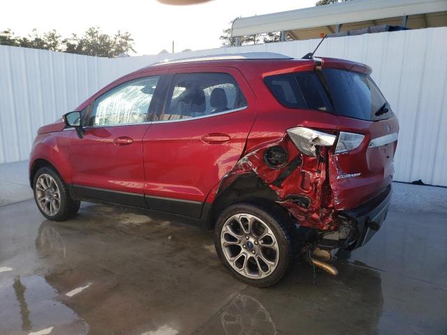 MAJ6P1WL3JC169108 - 2018 FORD ECOSPORT TITANIUM RED photo 2