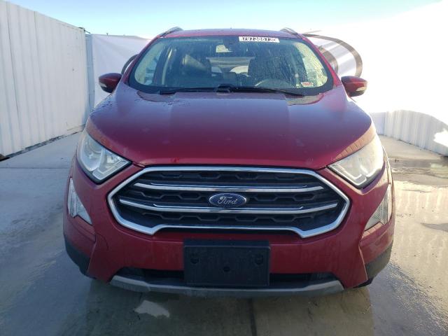 MAJ6P1WL3JC169108 - 2018 FORD ECOSPORT TITANIUM RED photo 5