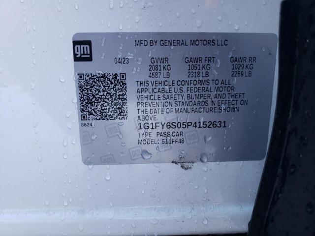 1G1FY6S05P4152631 - 2023 CHEVROLET BOLT EUV LT WHITE photo 13