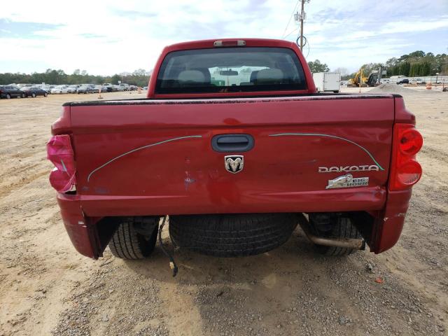 1D7CE3GK8AS145841 - 2010 DODGE DAKOTA SXT BURGUNDY photo 6