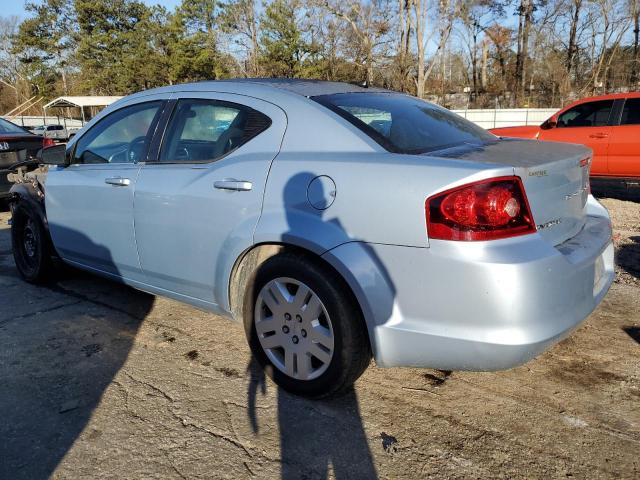 1C3CDZABXDN596379 - 2013 DODGE AVENGER SE TURQUOISE photo 2