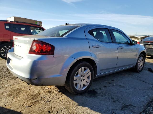 1C3CDZABXDN596379 - 2013 DODGE AVENGER SE TURQUOISE photo 3