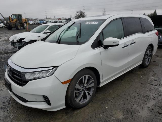 5FNRL6H81PB001388 - 2023 HONDA ODYSSEY TOURING WHITE photo 1