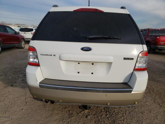 1FMDK07W48GA45530 - 2008 FORD TAURUS X EDDIE BAUER WHITE photo 6