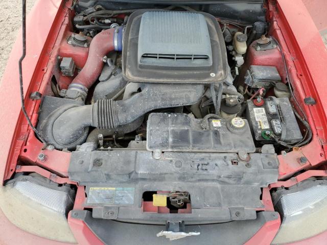 1FAFP42RX3F378343 - 2003 FORD MUSTANG MACH I RED photo 11
