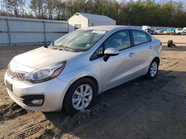 KNADN4A39D6316757 - 2013 KIA RIO EX SILVER photo 1