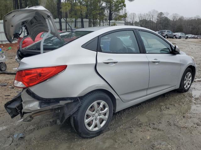 KMHCT4AE7DU447800 - 2013 HYUNDAI ACCENT GLS SILVER photo 3