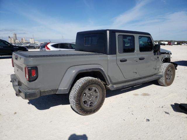 1C6HJTFG0ML618811 - 2021 JEEP GLADIATOR OVERLAND GRAY photo 3