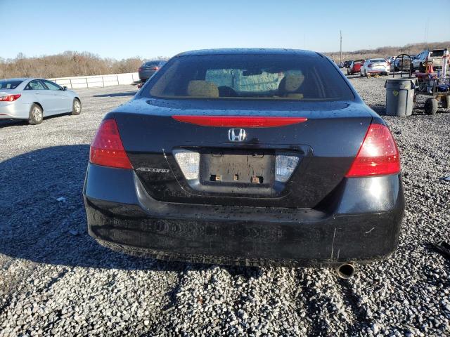 1HGCM56467A186724 - 2007 HONDA ACCORD LX BLACK photo 6