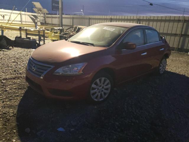 3N1AB7APXEL680859 - 2014 NISSAN SENTRA S RED photo 1