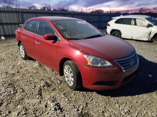 3N1AB7APXEL680859 - 2014 NISSAN SENTRA S RED photo 4