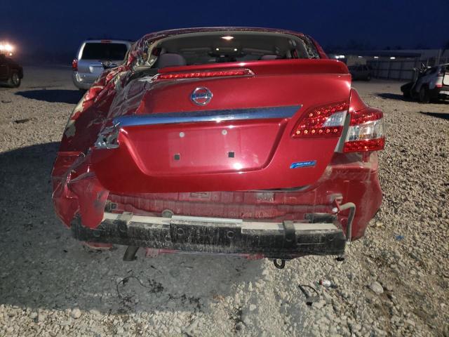 3N1AB7APXEL680859 - 2014 NISSAN SENTRA S RED photo 6