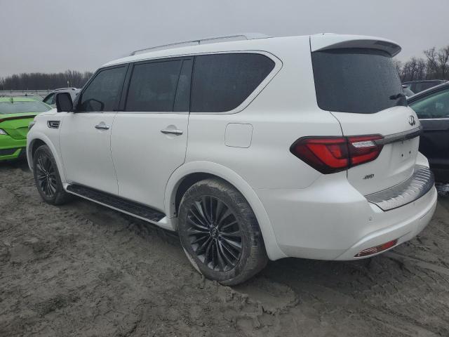 JN8AZ2AEXM9268141 - 2021 INFINITI QX80 LUXE WHITE photo 2