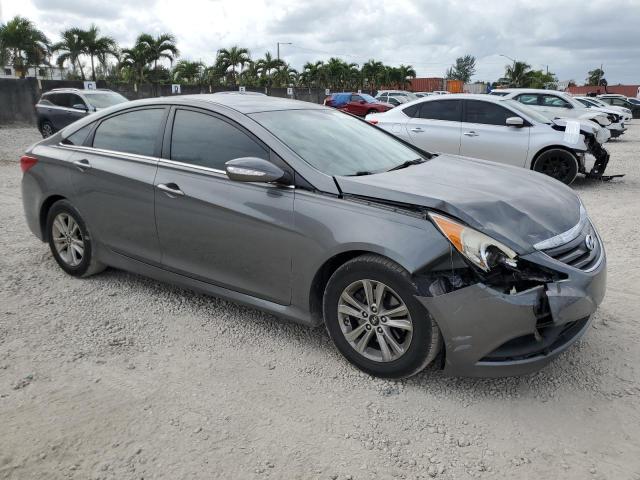 5NPEB4AC0EH918938 - 2014 HYUNDAI SONATA GLS GRAY photo 4